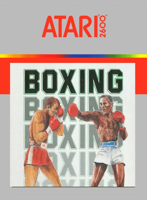 Boxing box art for Atari 2600